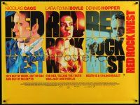 5b233 RED ROCK WEST DS British quad '92 Nicholas Cage, pretty Lara Flynn Boyle & Dennis Hopper!