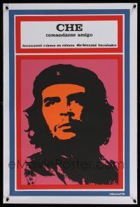 5b048 CHE COMANDANTE AMIGO Cuban R90s great silkscreen art of revolutionary!