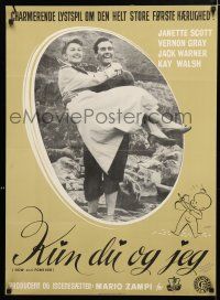 5b688 NOW & FOREVER Danish '56 wonderful full-length image of young lovers who elope!