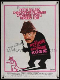 5b406 RETURN OF THE PINK PANTHER French 24x32 '75 Sellers as Inspector Clouseau, the great returns