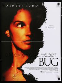 5b425 BUG French 16x21 '06 directed by William Friedkin, creepy image of Ashley Judd!
