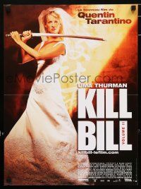5b456 KILL BILL: VOL. 2 French 16x21 '04 sexy Uma Thurman with katana, Quentin Tarantino!