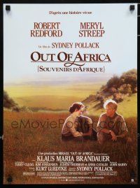 5b472 OUT OF AFRICA French 15x21 '85 Redford & Streep, directed by Pollack!