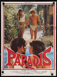 5b474 PARADISE French 16x22 '82 sexy Phoebe Cates, Willie Aames!