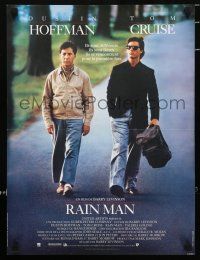 5b480 RAIN MAN French 15x20 '88 Tom Cruise & autistic Dustin Hoffman, directed by Barry Levinson!
