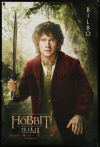 5b019 HOBBIT: AN UNEXPECTED JOURNEY teaser DS Singapore '12 great image of Martin Freeman as Bilbo!