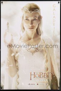 5b020 HOBBIT: AN UNEXPECTED JOURNEY teaser DS Singapore '12 image of Cate Blanchett as Galadriel!
