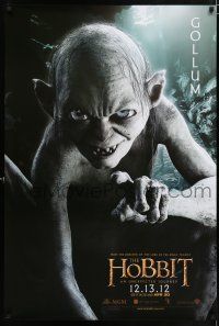 5b017 HOBBIT: AN UNEXPECTED JOURNEY teaser DS Singapore '12 cool image of Gollum, Andy Serkis!