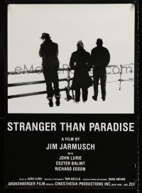 5b035 STRANGER THAN PARADISE Swiss '84 Jim Jarmusch directed cult classic, Lurie, Balint, Edson!