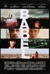5c086 BABEL DS 1sh '06 Brad Pitt, Cate Blanchett, Koji Yakusho, Gael Garcia Bernal!