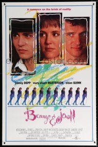 5c101 BENNY & JOON 1sh '93 Johnny Depp, Mary Stuart Masterson, Quinn, romance on the brink!