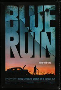 5c115 BLUE RUIN DS 1sh '13 cool silhouette crime image of man with machine gun, Blair, Ratray!