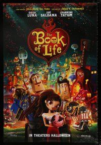 5c119 BOOK OF LIFE style B teaser DS 1sh '14 Diego Luna, Zoe Saldana, Channing Tatum!