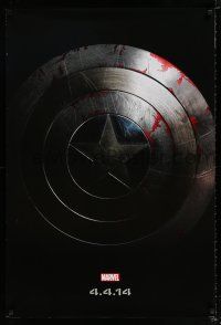 5c141 CAPTAIN AMERICA: THE WINTER SOLDIER teaser DS 1sh '14 cool image of shield!