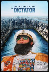 5c204 DICTATOR May 16 teaser DS 1sh '12 wacky artwork of Sacha Baron Cohen in the title role!