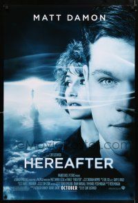 5c331 HEREAFTER advance DS 1sh '10 directed by Clint Eastwood, Matt Damon & Cecile De France!