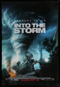 5c407 INTO THE STORM advance DS 1sh '14 Richard Armitage, tornado storm chaser action!