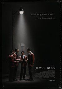 5c418 JERSEY BOYS advance DS 1sh '14 John Lloyd Young as Frankie Valli, The Four Seasons!