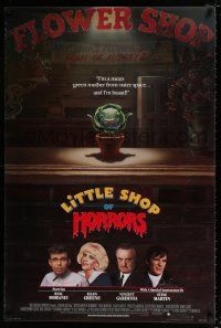 5c440 LITTLE SHOP OF HORRORS advance 1sh '86 a mean green muther from outer space & he's bad!