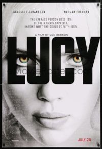 5c443 LUCY teaser DS 1sh '14 cool image of Scarlett Johansson in the title role!