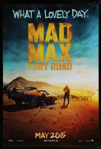 5c446 MAD MAX: FURY ROAD teaser DS 1sh '15 Tom Hardy in the title role as the legendary character!
