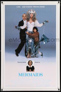 5c470 MERMAIDS DS 1sh '90 Cher, Winona Ryder, Bob Hoskins & very young Christina Ricci!
