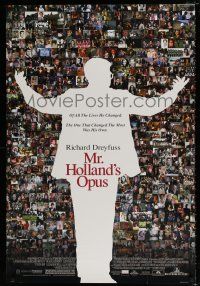 5c499 MR. HOLLAND'S OPUS DS 1sh '95 Richard Dreyfuss, wonderful collage of scenes from the movie!