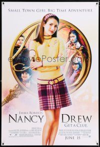 5c517 NANCY DREW advance DS 1sh '07 get a clue, pretty Emma Roberts in title role!