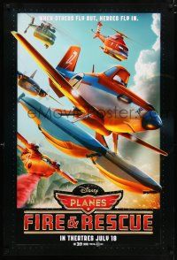 5c555 PLANES: FIRE & RESCUE advance DS 1sh '14 Walt Disney CGI aircraft kid's adventure!