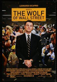 5c823 WOLF OF WALL STREET advance DS 1sh '13 Martin Scorsese directed, Leonardo DiCaprio!