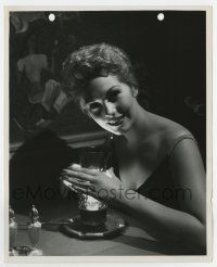 5d043 5 AGAINST THE HOUSE 8x10 still '55 incredible portrait of Kim Novak with lamp by Lippman!