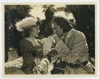 5d195 CAPTAIN BLOOD 8x10 still '35 c/u of Errol Flynn kissing Olivia De Havilland's hand!