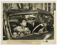 5d238 CRASH DIVE 8x10.25 still '43 Tyrone Power gets cozy with Anne Baxter in cool convertible car!