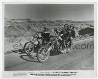 5d312 EASY RIDER 8.25x10 still '69 image of Peter Fonda, Dennis Hopper & Luke Askew on motorcycles!