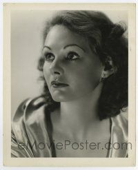5d323 ELIZABETH ALLAN deluxe 8x10 still '30s great head & shoulders portrait of the pretty actress!