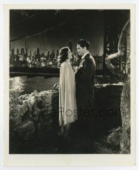 5d394 GOLDEN BOY 8.25x10 still '39 William Holden & Barbara Stanwyck by New York City skyline!