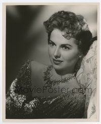 5d604 MARTHA HYER 8.25x10 still '50s great close up in cool necklace & beaded gown by Bert Six!