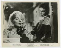 5d631 MISFITS 8x10.25 still '61 Thelma Ritter watches Marilyn Monroe apply makeup at vanity mirror!