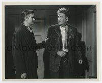5d650 MUTINEERS 8.25x10 still '49 George Reeves in smoking jacket stares at dirty Tom Kennedy!