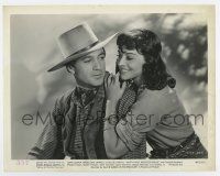 5d687 NORTH WEST MOUNTED POLICE 8x10.25 still '40 c/u of Gary Cooper & sexy Paulette Goddard!