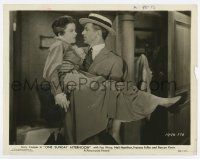 5d695 ONE SUNDAY AFTERNOON 8x10.25 still '33 c/u of Gary Cooper carrying Fay Wray when they're old!