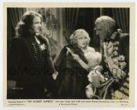 5d800 SCARLET EMPRESS 8x10 still '34 Marlene Dietrich between John Lodge & C. Aubrey Smith!