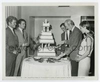 5d813 SHENANDOAH candid 8.25x10 still '65 James Stewart given cake for his 30th year as an actor!