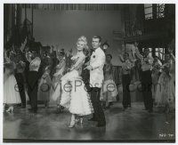 5d814 SHE'S BACK ON BROADWAY 7.5x9.25 still '53 sexy Virginia Mayo & Gene Nelson performing!