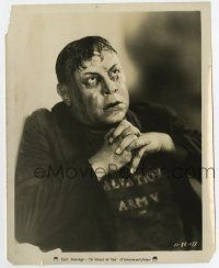 5d848 STREET OF SIN 8x10 still '28 c/u of former thug Emil Jannings after he reforms for his girl!