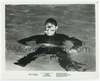 5d907 THUNDERBALL 8x10 still R71 close up of Sean Connery as James Bond treading water!