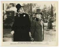 5d947 VILLAIN STILL PURSUED HER 8x10.25 still '40 Buster Keaton & Alan Mowbray in a tense moment!