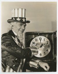 5d989 YANKEE DOODLE DANDY candid deluxe 7.5x9.25 still '42 Walter Huston as Uncle Sam by Longworth!