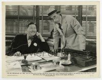 5d130 BIG BROADCAST OF 1936 8x10.25 still '36 Jack Oakie on phone smiles at guy by his desk!