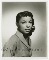 5d788 RUBY DEE 8.25x10 still '50s great head & shoulders close up wearing tailored outfit!